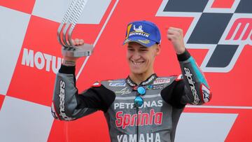 Quartararo: "Rossi está cerca del final de su carrera"