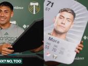 A Felipe Mora le muestran su carta de FC 26 y la reacción es imperdible: ojo a lo que dice de Chile