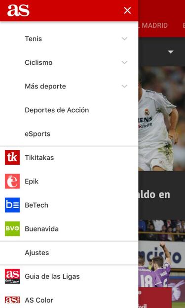 Ya está aquí la nueva App de AS: mejor, más personalizable...