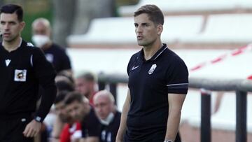 Robert Moreno durante un partido.