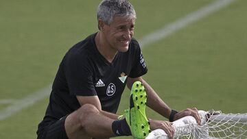 Quique Setién, técnico del Betis.