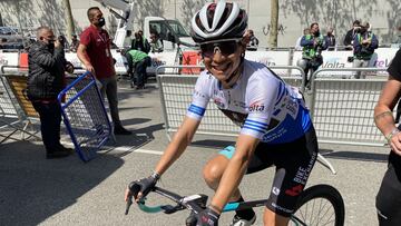 Esteban Chaves, mejor colombiano en la Volta a Catalunya y rey de la montaña y los puntos.