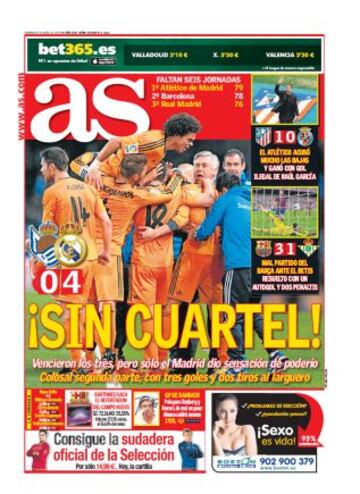 Las portadas de AS de abril