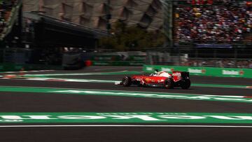 Vettel molestó a Hamilton a la salida del Foro Sol.