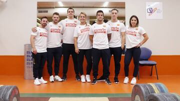 Josué Brachi, David Sánchez, Marcos Ruiz, Lydia Valentín, Acorán Hernández, Andrés Mata y Atenery Hernández.