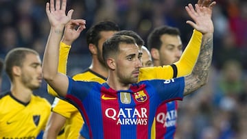 Paco Alcácer no acaba de cuajar el Barcelona.