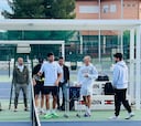 Alcaraz vuelve a entrenar tras ganar el Open de Australia con la mirada en Doha