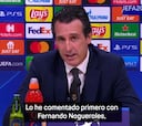 Emery: "Me han transmitido un interés del Newcastle; ni le abro ni le cierro la puerta"