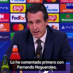 Emery: "Me han transmitido un interés del Newcastle; ni le abro ni le cierro la puerta"
