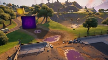 Fortnite: un nuevo cubo morado destroza Acumulaciones Airadas