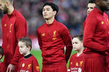 Takumi Minamino's Liverpool debut in pictures