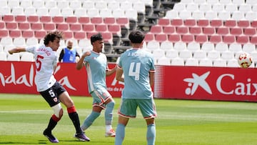 Ocasión del Sevilla Atlético.