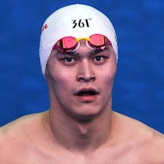 Ocho de años de sanción para la gran estrella china: Sun Yang