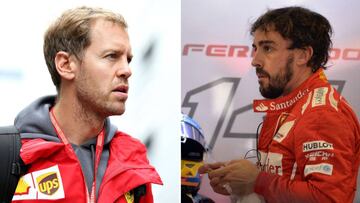 Vettel contra Alonso en Ferrari