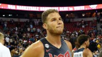 Blake Griffin, durante la concentración de Las Vegas.