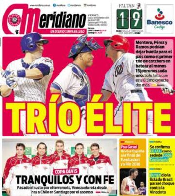 Portadas de la prensa deportiva