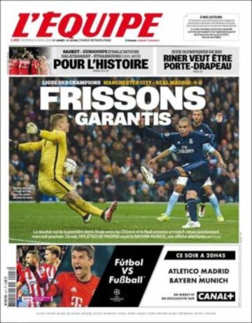 Portadas de la prensa mundial