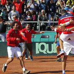 Chile sorprende y se queda con el dobles ante Colombia