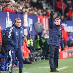 Valverde y Arrasate se desafían desde un palco en San Mamés