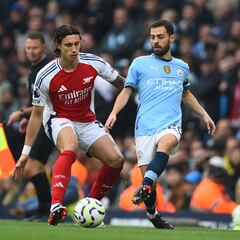 Bernardo Silva menosprecia la rivalidad City - Arsenal