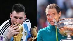 Messi y Nadal.
