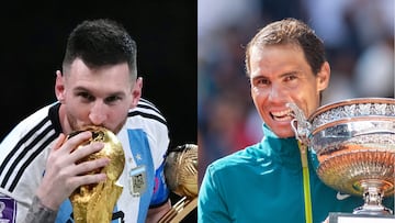 Messi y Nadal.