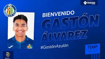 Gastón Álvarez, nuevo jugador del GETAFE CF.