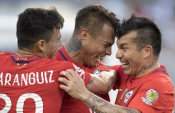 En cuartos de final la Roja despejó todas las dudas con una inolvidable goleada ante los aztecas. Marcaron Vargas (4), Puch (2) y Alexis.