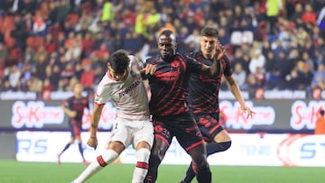 during the 1st round match between Tijuana and Toluca as part of the Liga BBVA MX, Torneo Apertura 2024 at Caliente Stadium on January 10, 2024 in Tijuana, Baja California, Mexico.