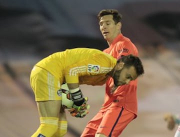 Sergio y Messi.