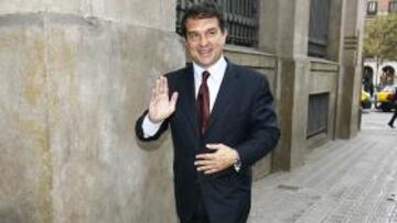 <b>PRUDENTE.</b> Laporta pide prudencia pese a la buena racha del equipo.