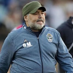 Maradona, enojado por el empate de Gimnasia ante Vélez