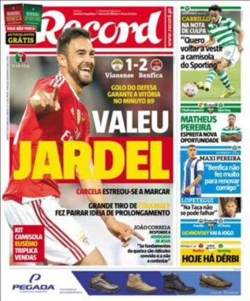 Portadas de la prensa deportiva