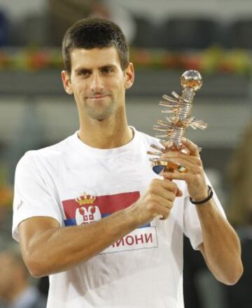 El Mutua Madrid Open 2011 fue el escenario donde Djokovic logró ganar por vez primera a Nadal sobre arcilla.