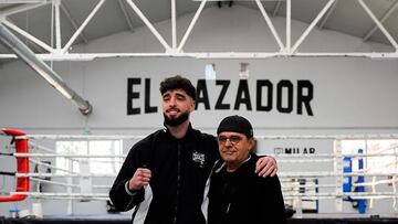 José Luis Navarro Jr. y su entrenador Ricardo Sánchez Atocha.