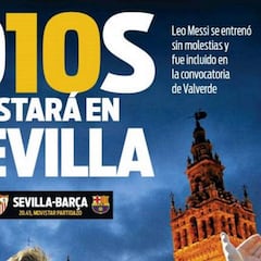 Messi, en la prensa del Sábado Santo en Cataluña
