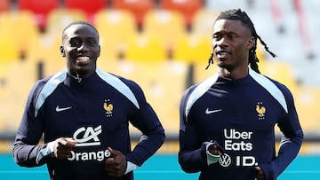 Mendy y Camavinga, del Real Madrid.