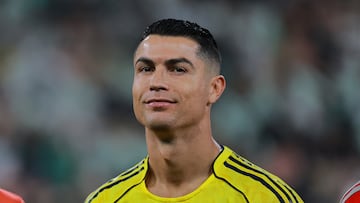 Cristiano Ronaldo durante un partido de Al Nassr.