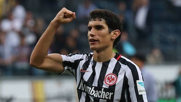 Jes&uacute;s Vallejo, con el Eintracht.