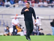 Efrain Juarez head coach of Pumas during the 14th round match between Pumas UNAM and Mazatlan FC as part of the Liga BBVA MX Varonil, Torneo Clausura 2026 at Olimpico Universitario Stadium, on April 12, 2026 in Mexico City, Mexico.