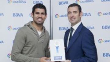Diego Costa, jugador del mes.