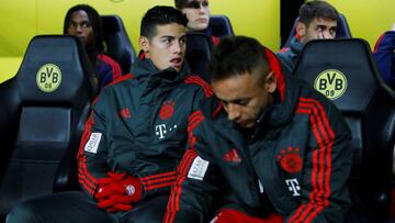 James Rodríguez, jugador del Bayern Múnich