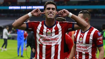 Daniel Rios of Guadalajara during the game America vs Guadalajara, corresponding to second leg match of Semifinals of the Torneo Clausura 2023 of the Liga BBVA MX, at Azteca Stadium, on May 21, 2023.
<br><br>
Daniel Rios de Guadalajara durante el partido America vs Guadalajara, Correspondiente al partido de Vuelta de Semifinales del Torneo Clausura 2023 de la Liga BBVA MX, en el Estadio Azteca, el 21 de Mayo de 2023.
