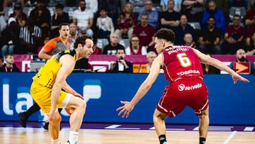 Marcelinho Huertas y Dani García.