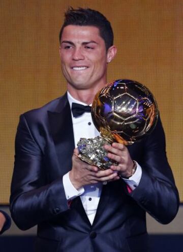 Todos los Balones de Oro de Cristiano Ronaldo