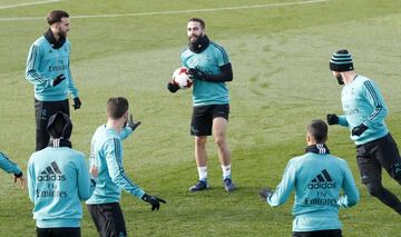 El entrenamiento del Madrid antes de volver a la Copa