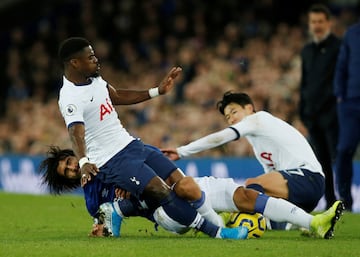 The Everton player severely fractured his ankle after a challenge with Tottenham’s Heung-Min Son, who was left devestated by the incident.