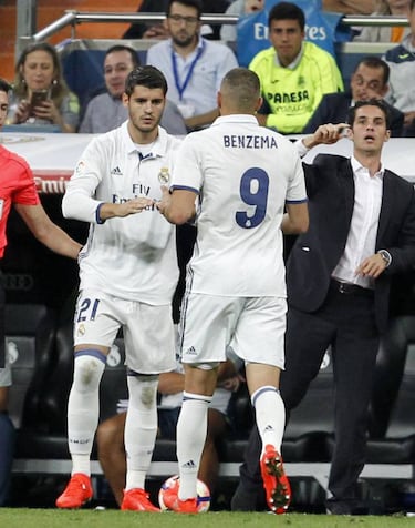 Lucas and Morata pressure Bale, Benzema and Cristiano, the BBC