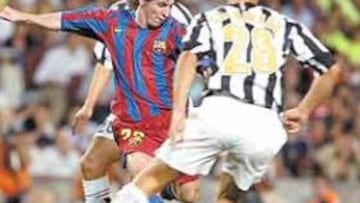 <b>ANTE LA JUVE. </b>La noche del Gamper fue la de Messi y le entrevistó hasta Maradona. Lo mereció.