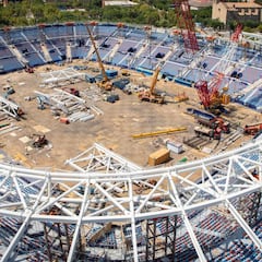 El Ciutat, con la cubierta del Wanda Metropolitano